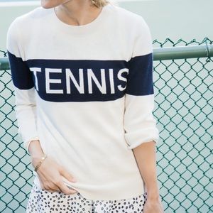 Tory Burch sport performance cashmere tennis sweater